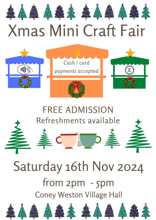 VH Xmas Mini Craft Fair 16 Nov 24 v2